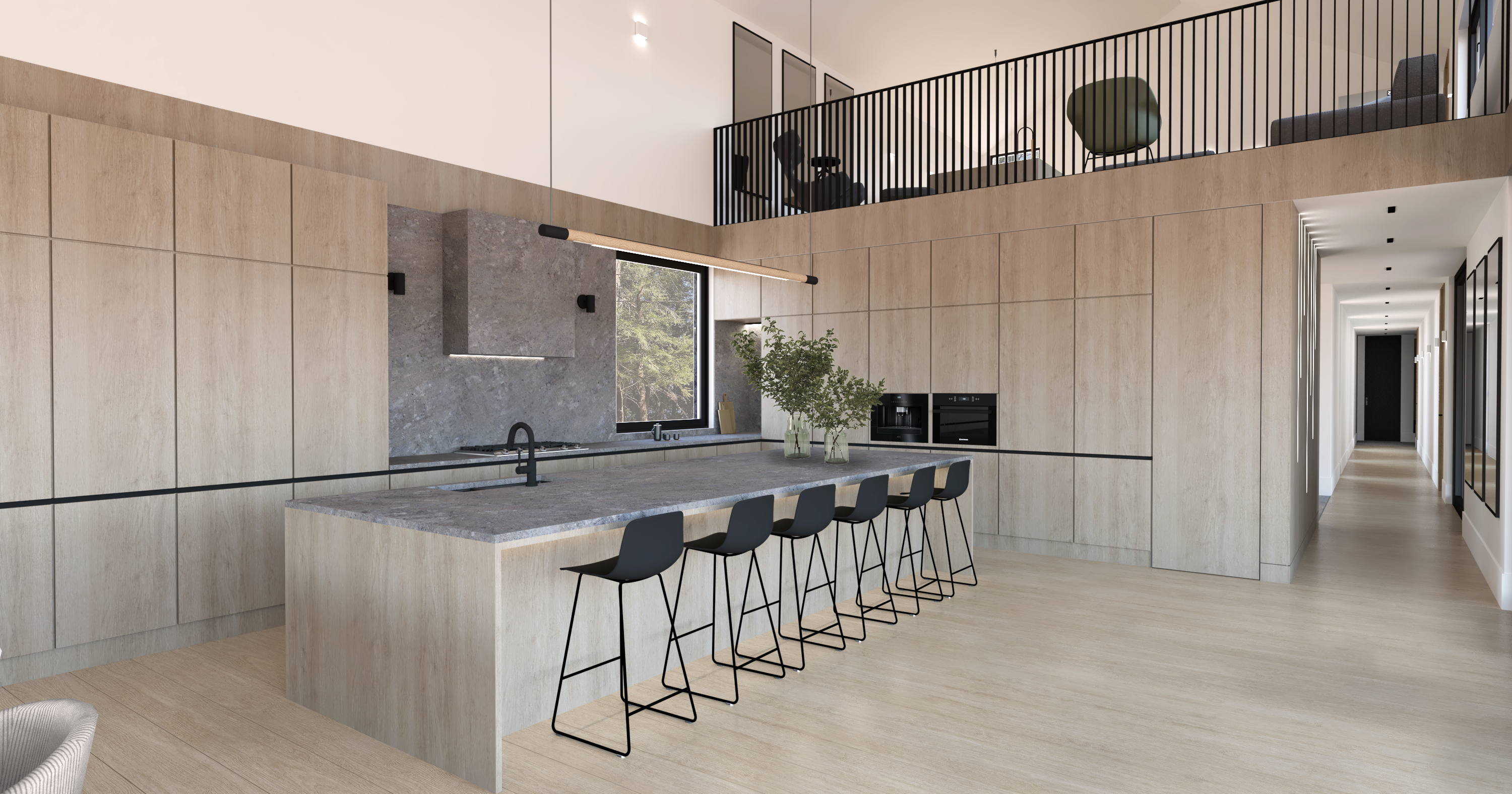 Pinelake house kitchen